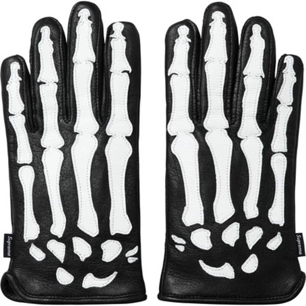 [해외] 슈프림 밴슨 레더 장갑 Supreme Vanson Leather X-Ray Gloves 17FW