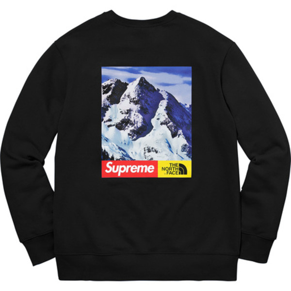 [해외] 슈프림 더 노스페이스 마운틴 크루넥 Supreme The North Face Mountain Crewneck Sweatshirt 17FW