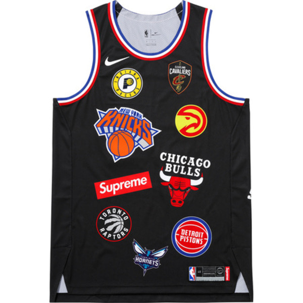 [해외] 슈프림 나이키 NBA 팀스 어센틱 져지 Supreme Nike NBA Teams Authentic Jersey 18SS 관세포함