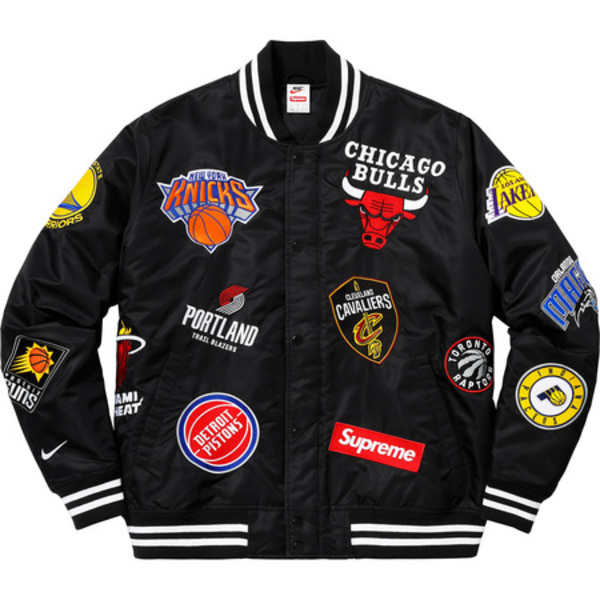[해외] 슈프림 나이키 NBA 팀스 웜업 자켓 Supreme Nike NBA Teams Warm-Up Jacket 18SS 관세포함