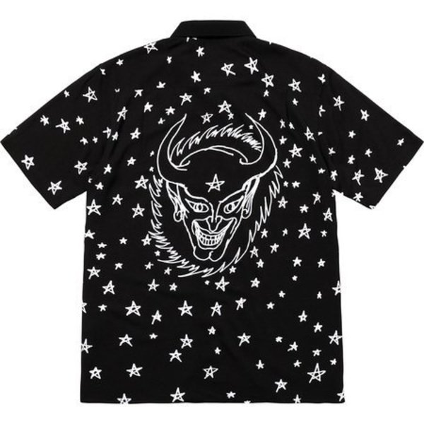 [해외] 슈프림 데빌 레이온 셔츠 Supreme Devil Rayon Shirt 18SS