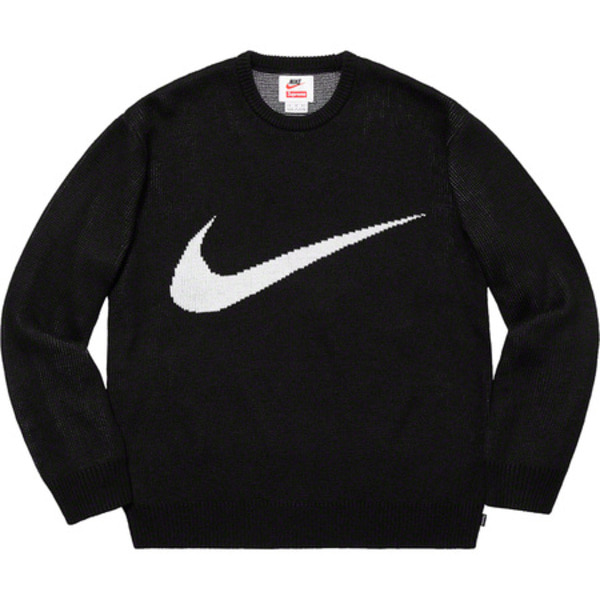 [해외] 슈프림 나이키 스우시 스웨터 Supreme Nike Swoosh Sweater 19SS