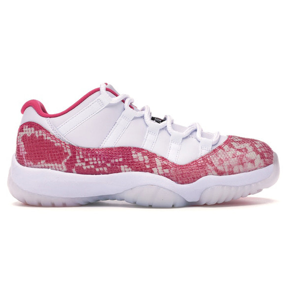 [해외] 나이키 에어조던11 로우 핑크 스네이크스킨 우먼스 Nike Air Jordan 11 Low Pink Snakeskin W AH7860-106