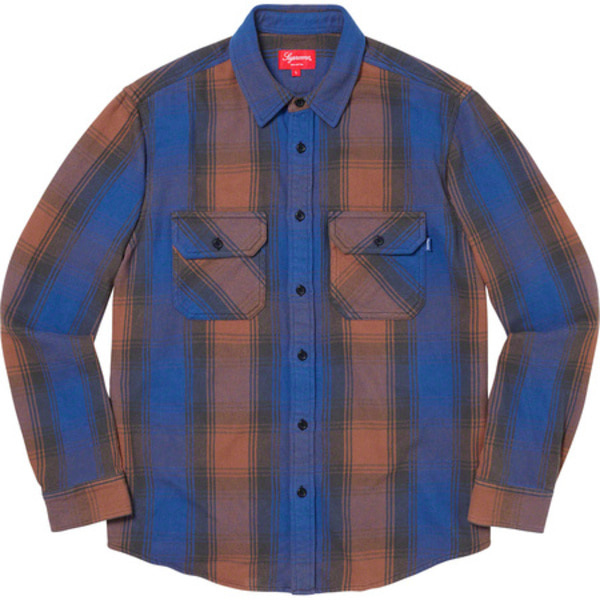 [해외] 슈프림 헤비웨이트 플란넬 셔츠 Supreme Heavyweight Flannel Shirt 19FW