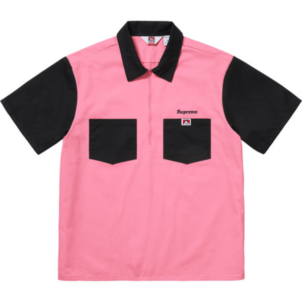 [해외] 슈프림 벤데이비스 하프 집 워크 셔츠 Supreme Ben Davis Half Zip Work Shirt 19FW