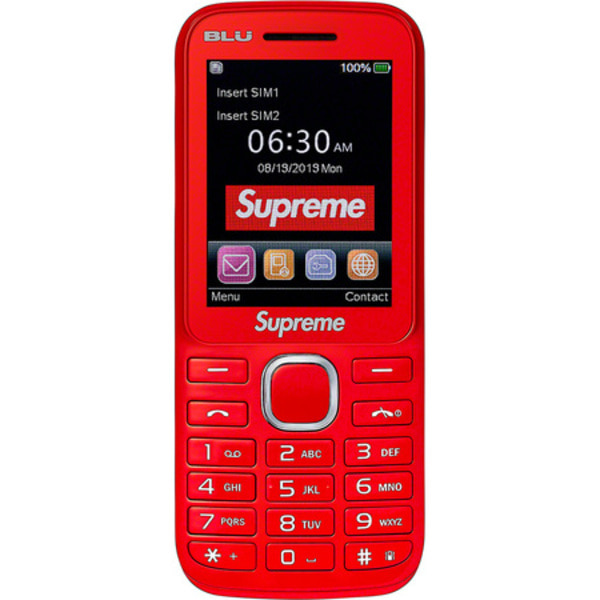 [해외] 슈프림 BLU 버너 폰 Supreme BLU Burner Phone 19FW