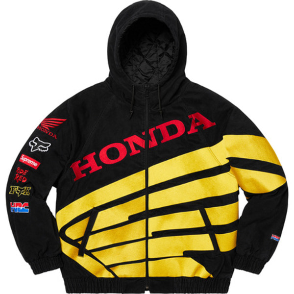 [해외] 슈프림 혼다 폭스 레이싱 퍼피 집 업 자켓 Supreme Honda Fox Racing Puffy Zip Up Jacket 19FW 관세포함