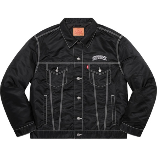 [해외] 슈프림 리바이스 나일론 트러커 자켓 Supreme Levi&#039;s Nylon Trucker Jacket 19FW 관세포함