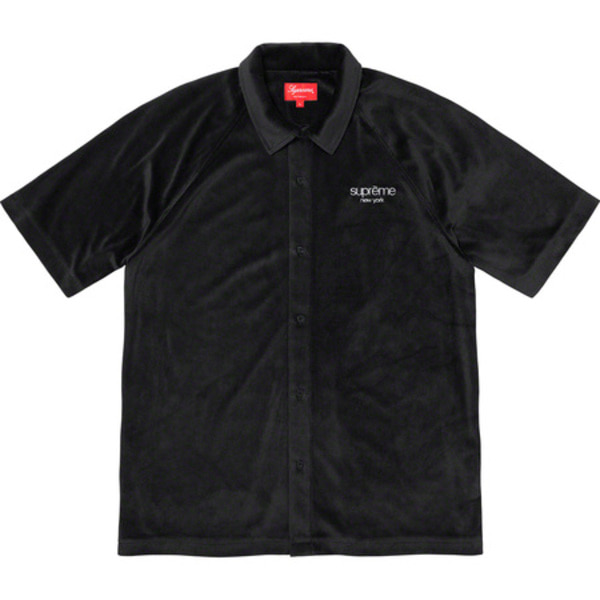 [해외] 슈프림 벨루어 S/S 셔츠 Supreme Velour S/S Shirt 19FW