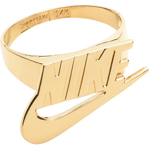 [해외] 슈프림 나이키 14K 골드 링 Supreme Nike 14K Gold Ring 19FW