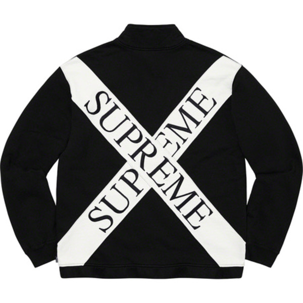 [해외] 슈프림 크로스 하프 집 스웻셔츠 Supreme Cross Half Zip Sweatshirt 20SS
