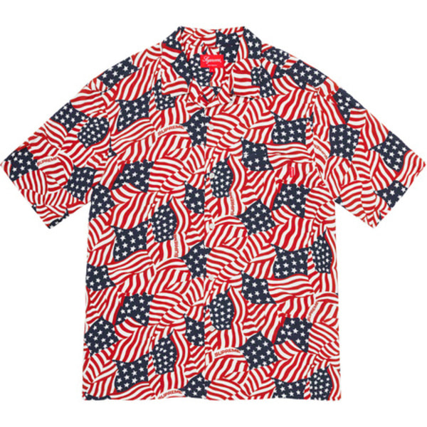 [해외] 슈프림 플래그 레이온 숏슬리브 셔츠 Supreme Flags Rayon S/S Shirt 20SS