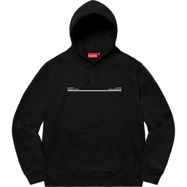 [해외] 슈프림 샵 후드 뉴욕시티 Supreme Shop Hooded Sweatshirt 20FW