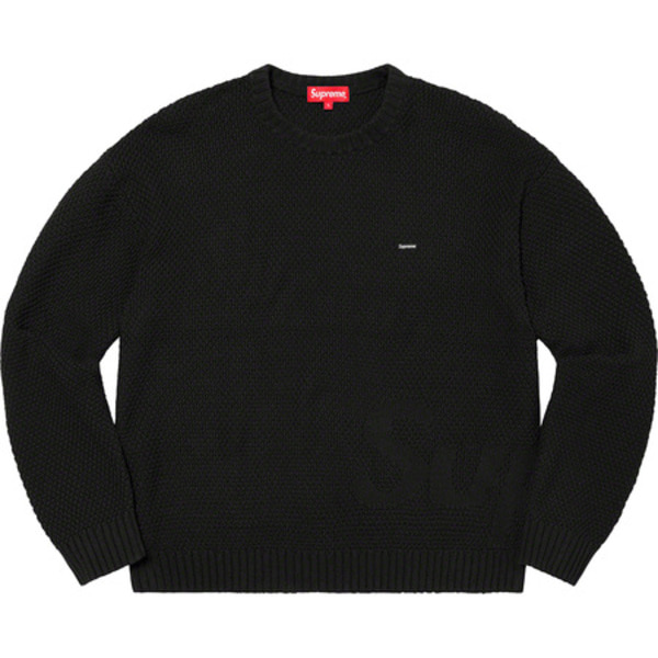 [해외] 슈프림 텍스쳐드 스몰 박스 스웨터 Supreme Textured Small Box Sweater 20FW