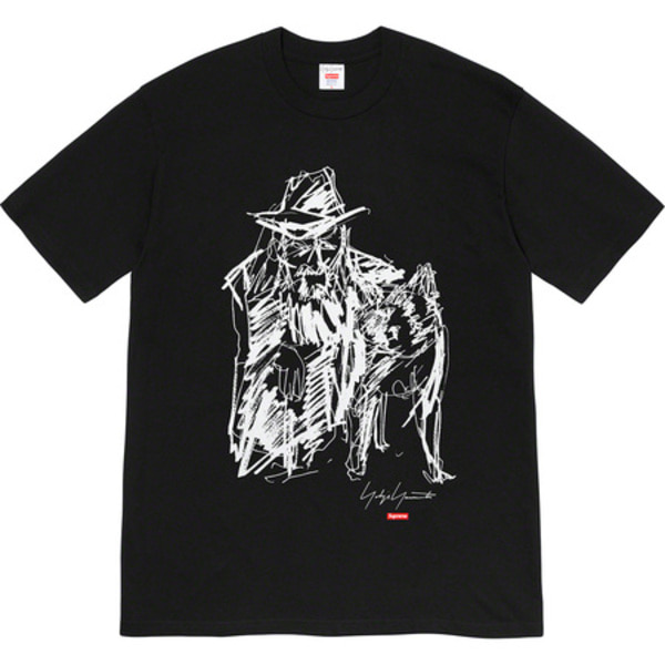 Supreme Yohji Yamamoto  Paint Tee 黒 XXLTシャツ/カットソー(半袖/袖なし)