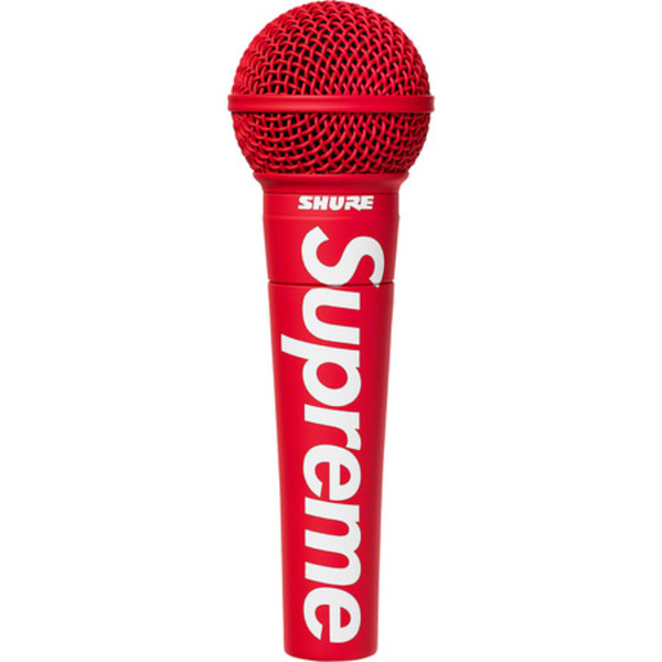 [해외] 슈프림 슈어 SM58 보컬 마이크로폰 Supreme Shure SM58 Vocal Microphone 20FW