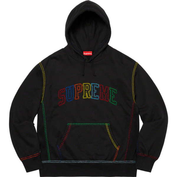 [해외] 슈프림 빅 스티치 후드 Supreme Big Stitch Hooded Sweatshirt 20FW