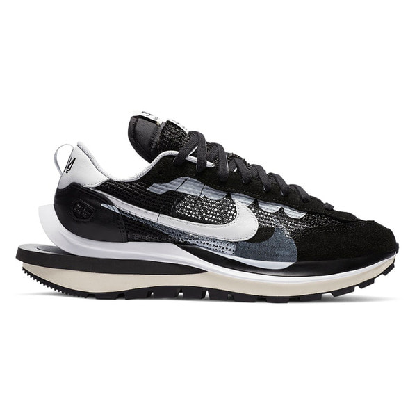 [해외] 나이키 사카이 베이퍼와플 블랙 화이트 Nike Sacai VaporWaffle Black White CV1363-001