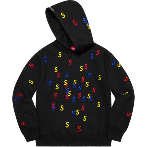 [해외] 슈프림 엠브로이더드 S 후드 Supreme Embroidered S Hooded Sweatshirt 21SS