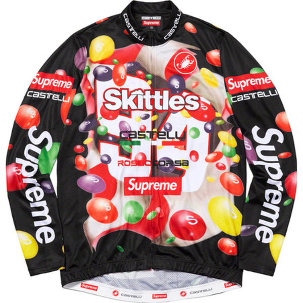 [해외] 슈프림 스키틀스 카스텔리 롱슬리브 사이클링 져지 Supreme Skittles Castelli L/S Cycling Jersey 21FW