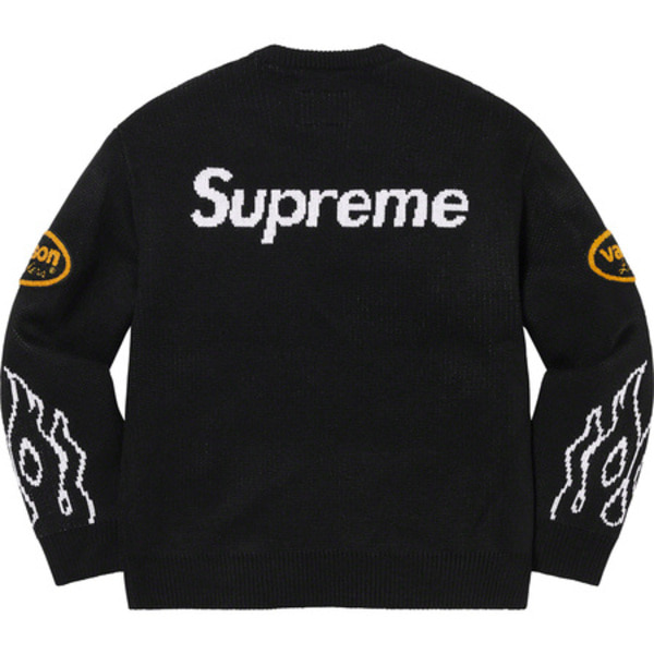 [해외] 슈프림 벤슨 레더스 스웨터 Supreme Vanson Leathers Sweater 22SS