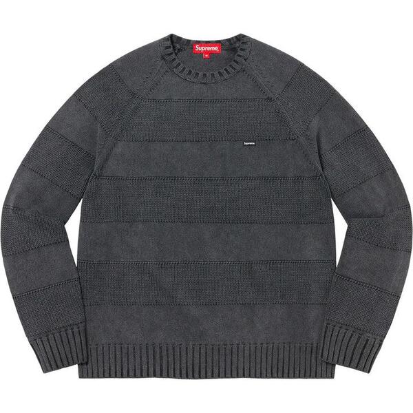 [해외] 슈프림 스몰 박스 스트라이프 스웨터 Supreme Small Box Stripe Sweater 23SS