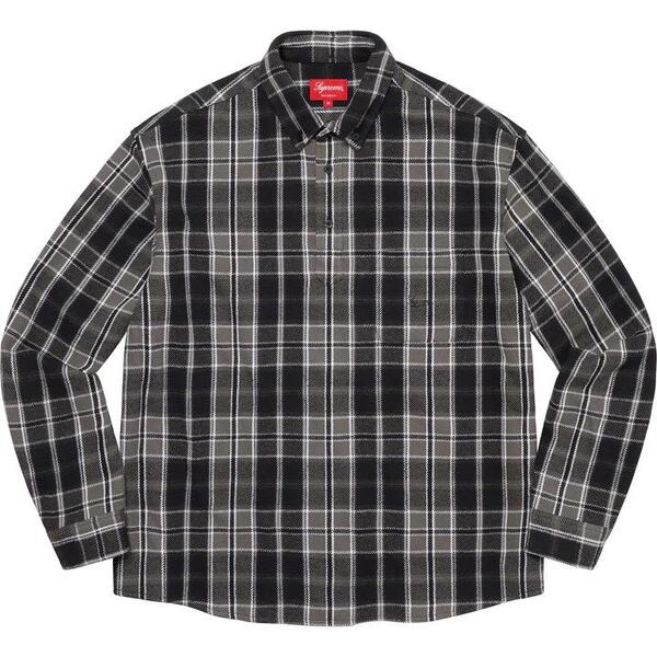 [해외] 슈프림 풀오버 플레이드 플란넬 셔츠 Supreme Pullover Plaid Flannel Shirt 23SS