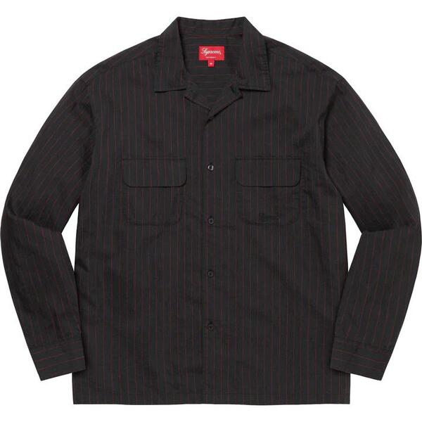 [해외] 슈프림 핀스트라이프 라인드 셔츠 Supreme Pinstripe Linen Shirt 23SS
