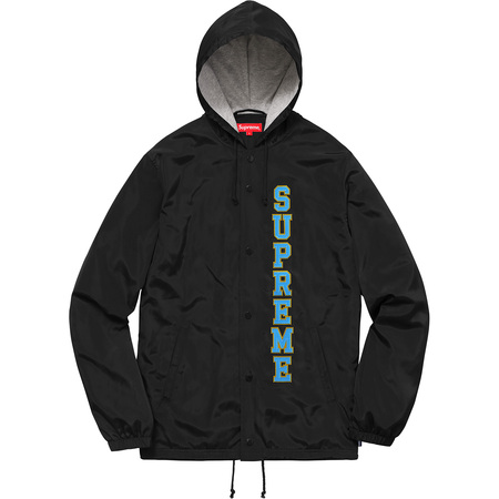 [해외] 슈프림 버티컬 로고 후드 자켓 Supreme Vertical Logo Hooded Coaches Jacket 17ss