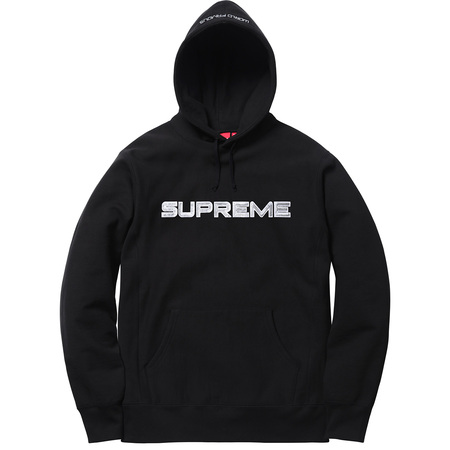 [해외] 슈프림 세퀸 로고 후드 Supreme Sequin Logo Hooded Sweatshirt 17SS