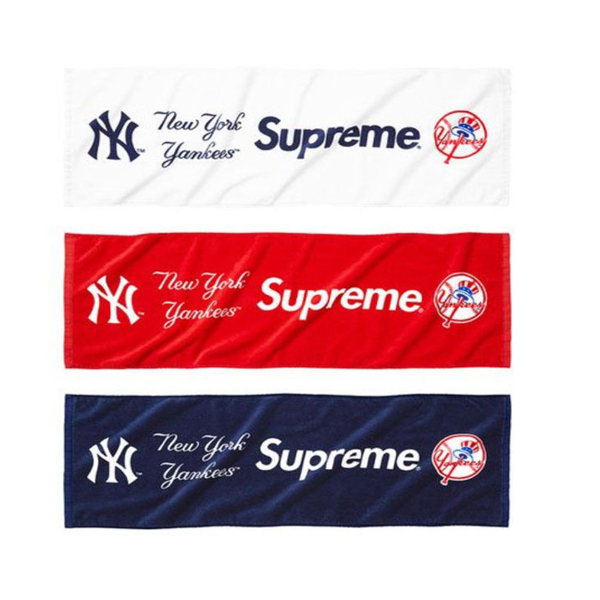 [해외] 슈프림 뉴욕양키즈 핸드 타울 Supreme New York Yankees Hand Towel