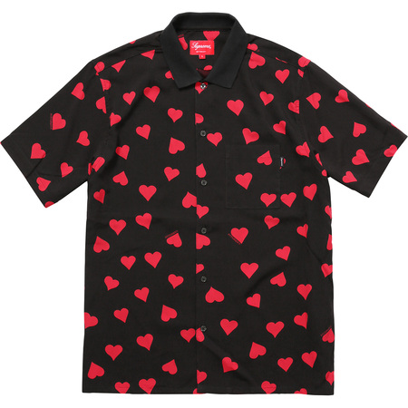 [해외] 슈프림 하트 레이온 셔츠 Supreme Hearts Rayon Shirt 17SS