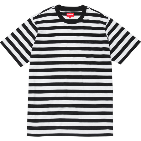 [해외] 슈프림 바 스트라이프 티셔츠 Supreme Bar Stripe Tee 17SS