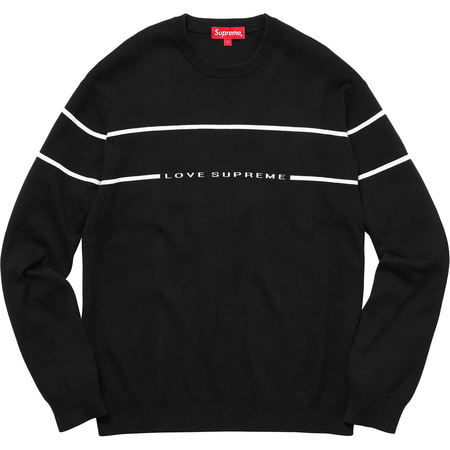 [해외] 슈프림 러브 슈프림 스웨터 Supreme Love Supreme Sweater 17FW