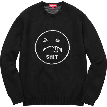 [해외] 슈프림 싯 스웨터 Supreme Shit Sweater 17FW
