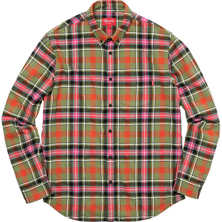 [해외] 슈프림 타탄 플란넬 셔츠 Supreme Tartan Flannel Shirt 17FW