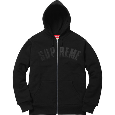 [해외] 슈프림 아크 로고 써멀 집업 후드 Supreme Arc Logo Thermal Zip Up Sweatshirt 17FW