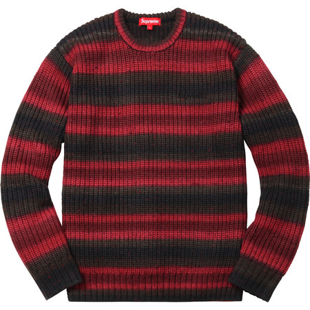 [해외] 슈프림 옴브레이 스트라이프 스웨터 Supreme Ombre Stripe Sweater 17FW