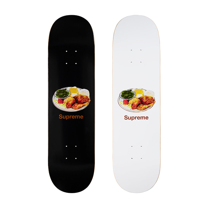 [해외] 슈프림 키친 디너 스케이트보드 Supreme Chicken Dinner Skateboard 18SS