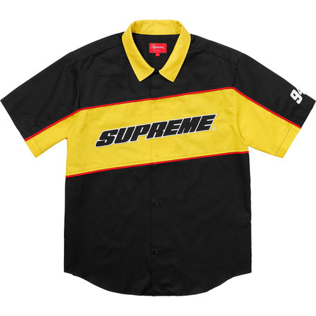 [해외] 슈프림 컬러 블락드 워크 셔츠 Supreme Color Blocked Work Shirt 18SS