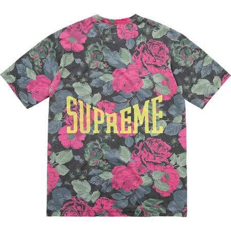 [해외] 슈프림 플라워 티셔츠 Supreme Flowers Tee 18SS