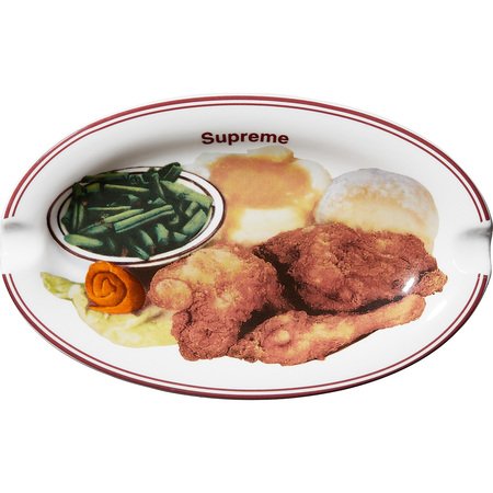 [해외] 슈프림 치킨 디너 플레이트 재떨이 Supreme Chicken Dinner Plate Ashtray 18SS