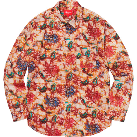[해외] 슈프림 에시드 플로럴 셔츠 Supreme Acid Floral Shirt 18FW