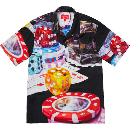 [해외] 슈프림 카지노 레이온 셔츠 Supreme Casino Rayon Shirt 18FW