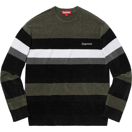 [해외] 슈프림 셔닐 스웨터 Supreme Chenille Sweater 18FW