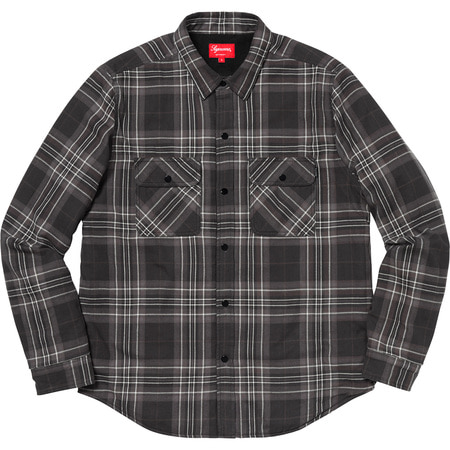 [해외] 슈프림 파일 라인 플레이드 플란넬 셔츠 Supreme Pile Lined Plaid Flannel Shirt 18FW