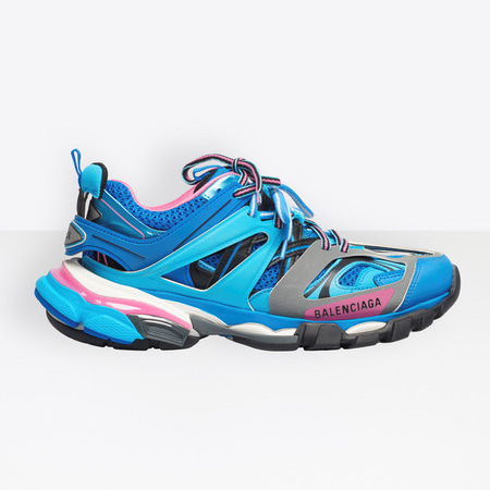 [해외] 발렌시아가 트랙 슈즈 우먼스 블루 핑크 Balenciaga Track Shoes W Blue Pink 관세포함