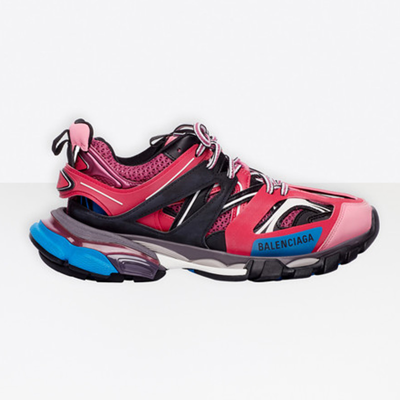 [해외] 발렌시아가 트랙 슈즈 핑크 블루 우먼스 34-35 41-42 Balenciaga Track Shoes Pink Blue W 관세포함