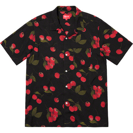 [해외] 슈프림 체리 레이온 S/S 셔츠 Supreme Cherry Rayon S/S Shirt 19SS
