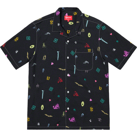 [해외] 슈프림 딥 스페이스 레이온 S/S 셔츠 Supreme Deep Space Rayon S/S Shirt 19SS